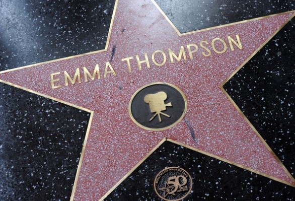 Sulla Hollywood Walk Of Fame brilla una stella per Emma Thompson