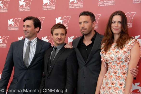 Venezia 2010 – Cartoline dal Festival: Ben Affleck, Jeremy Renner, Rebecca Hall e Jon Hamm al Festival per The Town