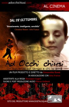 Ad occhi chiusi: trailer e locandina del documentario italiano sul Tango