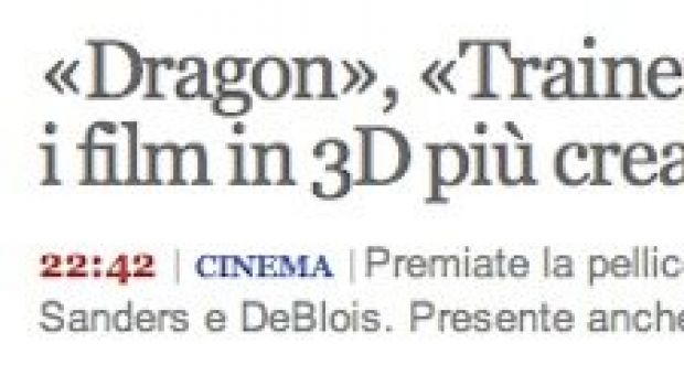 Se Dragon Trainer si sdoppia a Venezia