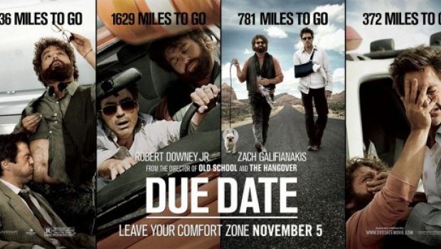 Due Date – arrivano i character poster ed un nuovo trailer per la commedia Parto Col Folle