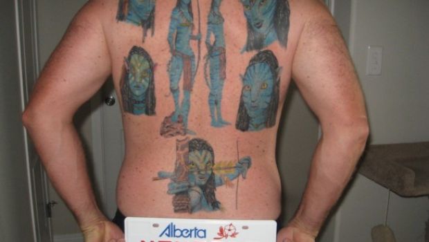 Il più grande fan di Avatar ha 7 tatuaggi dei Na’vi