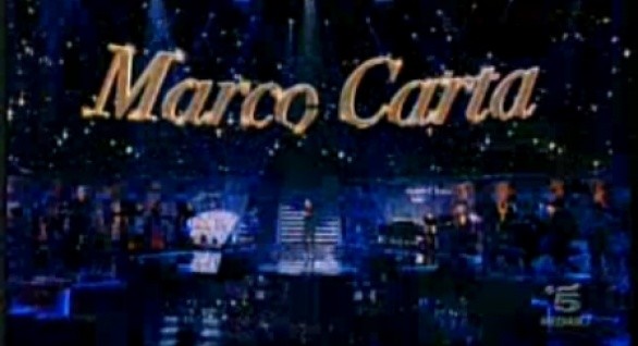 Marco Carta a Io canto