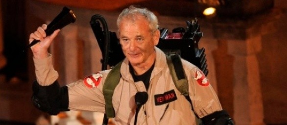 Bill Murray entra agli Scream Awards 2010 vestito da Acchiappafantasmi