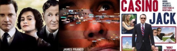 Prima locandina per The King’s Speech, nuovi poster per 127 Hours e Casino Jack