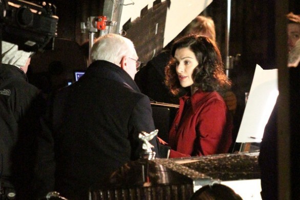 Rachel Weisz e Tom Hiddleston sul set di The Deep Blue Sea
