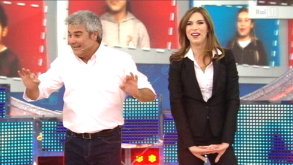 Veronica Maya e Pino Insegno a Lo zecchino d’oro