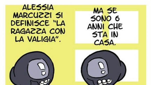 La ragazza con la valigia