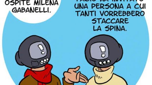 La Gabanelli a Vieni via con me
