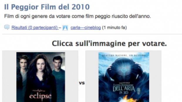 Cineblog Movie Awards 2010: votazione per il peggior film dell’anno