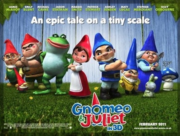Gnomeo and Juliet in 3D – le locandine del nuovo film d’animazione