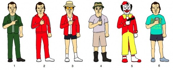 Indovinate i film dai personaggi di Bill Murray