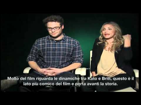 The Green Hornet – parlano Cameron Diaz e Seth Rogen – sottotitoli in italiano