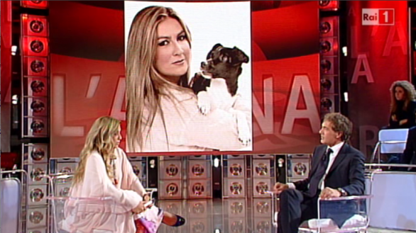 Romina Power all’Arena di Giletti