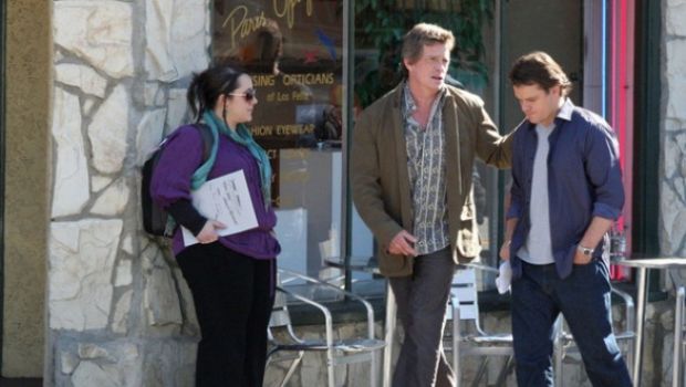 Matt Damon sul set di We Bought a Zoo