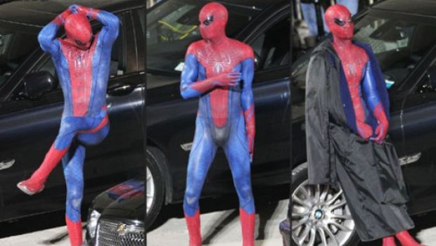Spiderman Reboot: Andrew Garfield in costume in alcune nuove foto dal set