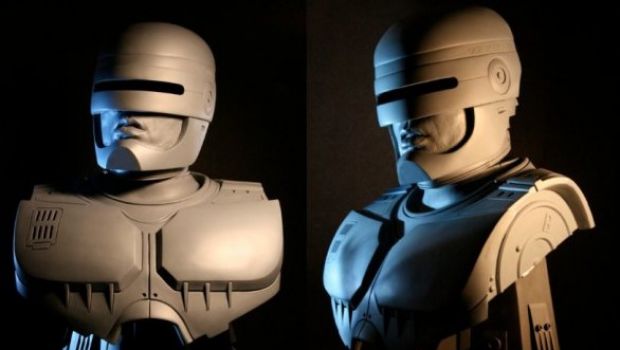 La statua di RoboCop a Detroit prende forma