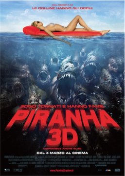 Piranha 3D: finalmente il trailer italiano e la locandina