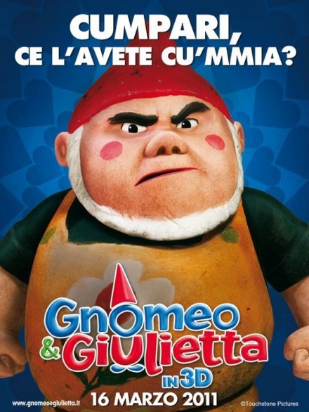 Gnomeo & Giulietta in 3D – i character poster italiani