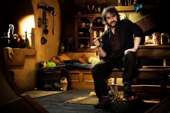 Lo Hobbit: prime foto ufficiali dal set con Peter Jackson protagonista