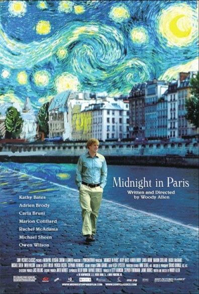 Midnight in Paris – la locandina ufficiale del film d’apertura della 64° edizione del Festival di Cannes