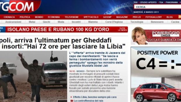Tgcom festeggia 10 anni e rinnova graficamente il sito Web