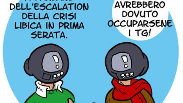 La crisi in tv