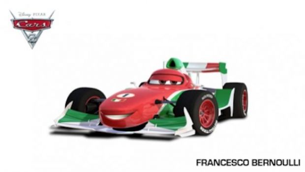 Cars 2 in Italia il 24 giugno e festeggiamenti ufficiali dei 150 anni dell’Unità d’Italia con un bolide tricolore: Francesco Bernoulli