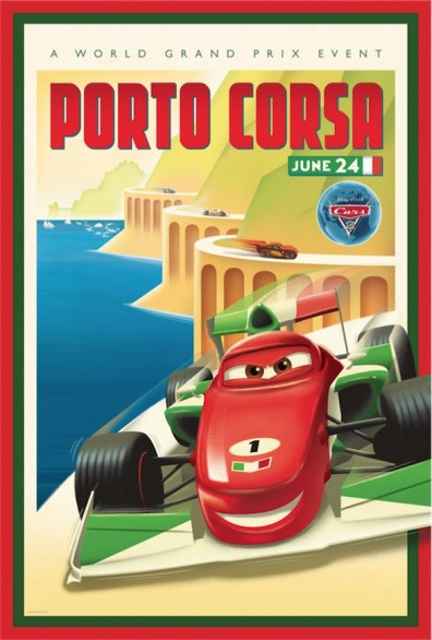 Cars 2: splendidi vintage poster in arrivo