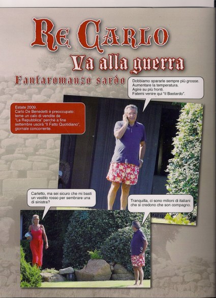 Striscia – Fotoromanzo Re Carlo va alla guerra