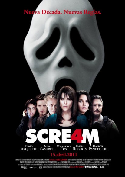 Scream 4: nuovo poster