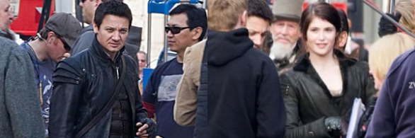 Le prime foto di Jeremy Renner e Gemma Arterton sul set di Hansel & Gretel: Witch Hunters