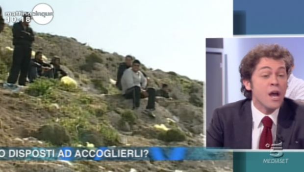 Mattino Cinque: il problema degli immigrati risolto da Tonon, Ripa Di Meana e Giordana del Gf