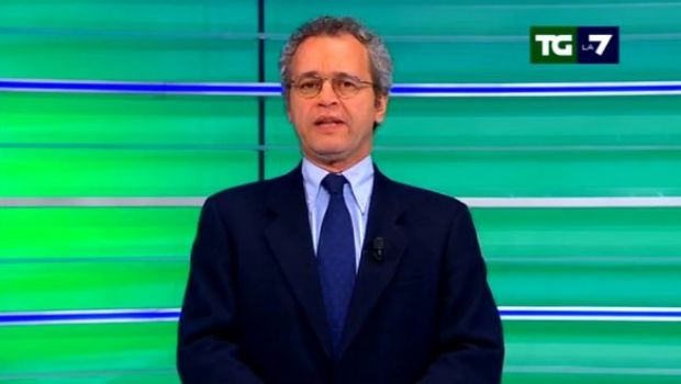Enrico Mentana dedica il suo tg all’amico Sposini