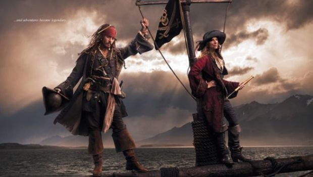 Pirati dei Caraibi: Johnny Depp e Patti Smith fotografati da Annie Leibovitz