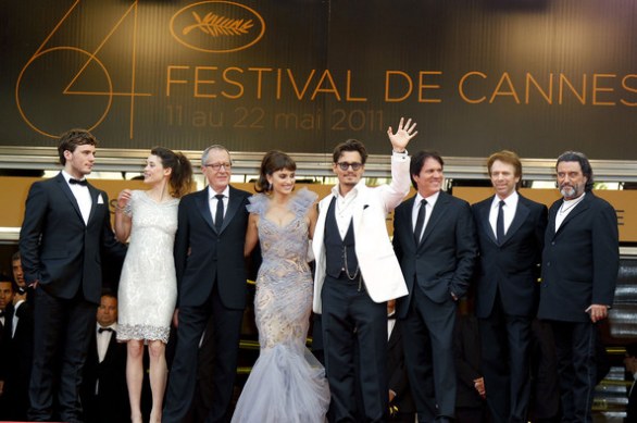 Cannes 2011 – Johnny Depp è sbarcato in Costa Azzurra con i Pirati dei Caraibi: Oltre i Confini del Mare