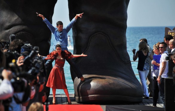 Cannes 2011 – Antonio Banderas, Salma Hayek e il photocall de Il Gatto con gli Stivali