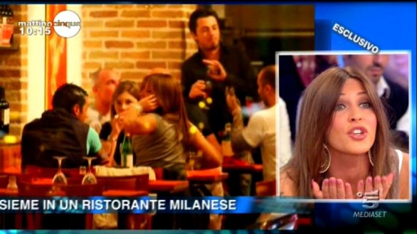 Guendalina Tavassi a cena con Remo Nicolini – Le immagini a Mattino Cinque