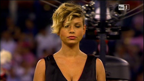 Emma Marrone alla finale di Tim Cup