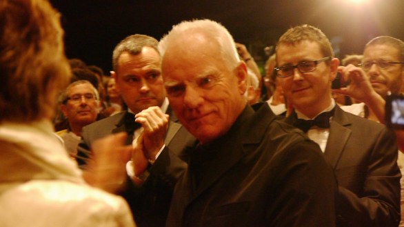 Un italiano a Cannes: Atto Terzo – foto Paolo Sorrentino e Malcom McDowell