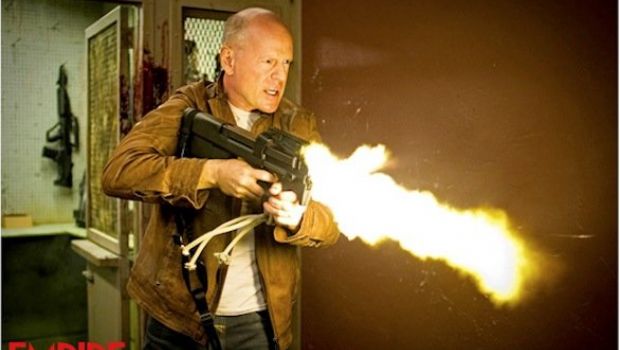 Looper: prima foto con Bruce Willis protagonista