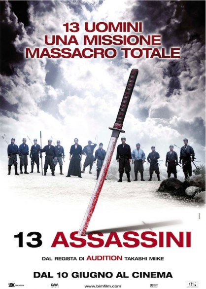13 Assassini di Takashi Miike: ecco i poster italiani