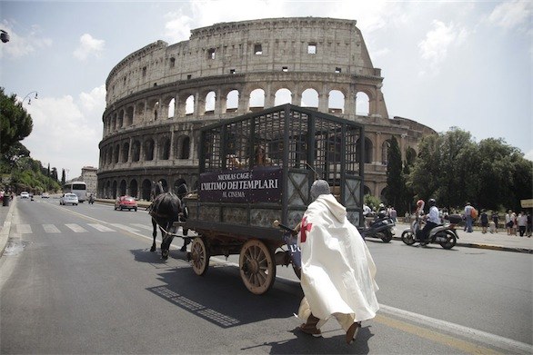 L’Ultimo dei Templari: promozione ‘stregata’ nel cuore di Roma – ecco le foto