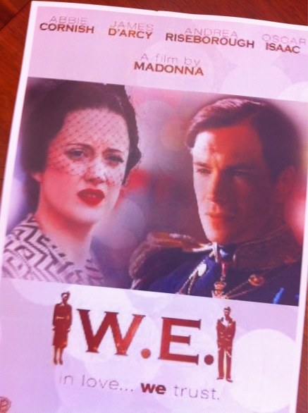 Edward e Wallis: il mio Regno per una Donna di Madonna: primo poster