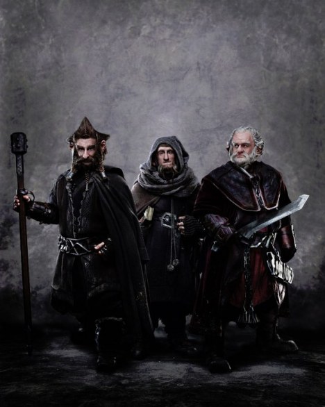 Lo Hobbit: nuova foto per i nani Nori, Ori e Dori