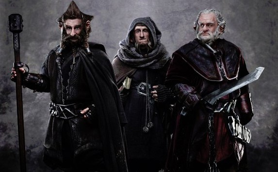 Lo Hobbit: nuova foto per i nani Nori, Ori e Dori