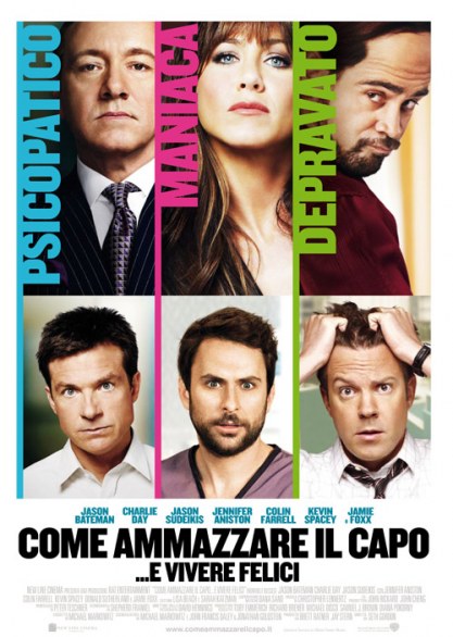 Come Ammazzare il Capo …e vivere felici – locandina e character poster italiani