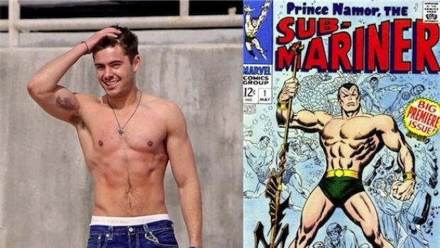 Zac Efron diventa Namor il Sub-Mariner?