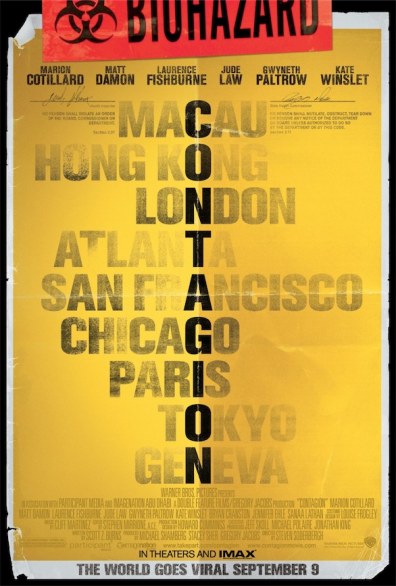 Contagion: primo poster per il ritorno in sala di Steven Soderbergh