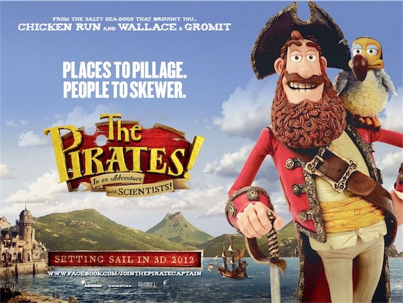 The Pirates! Band of Misfits: poster e trailer